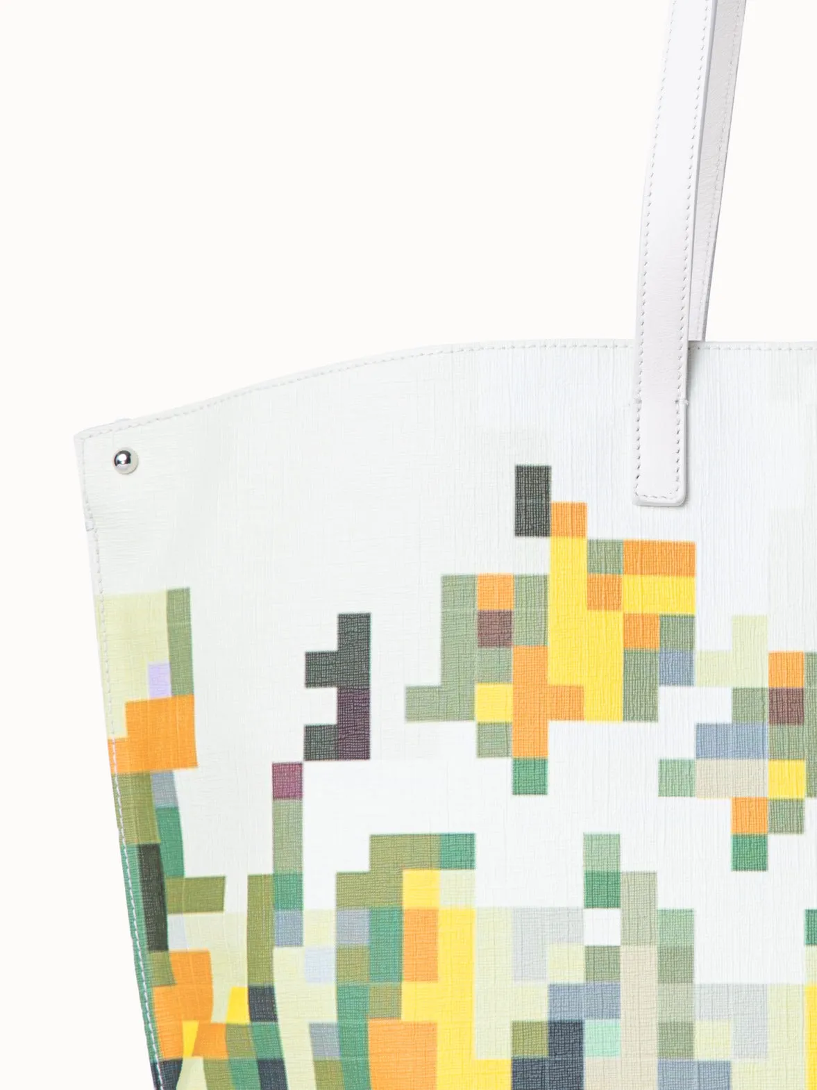 Medium Ai Shoulder Bag with Flowers at Home Print