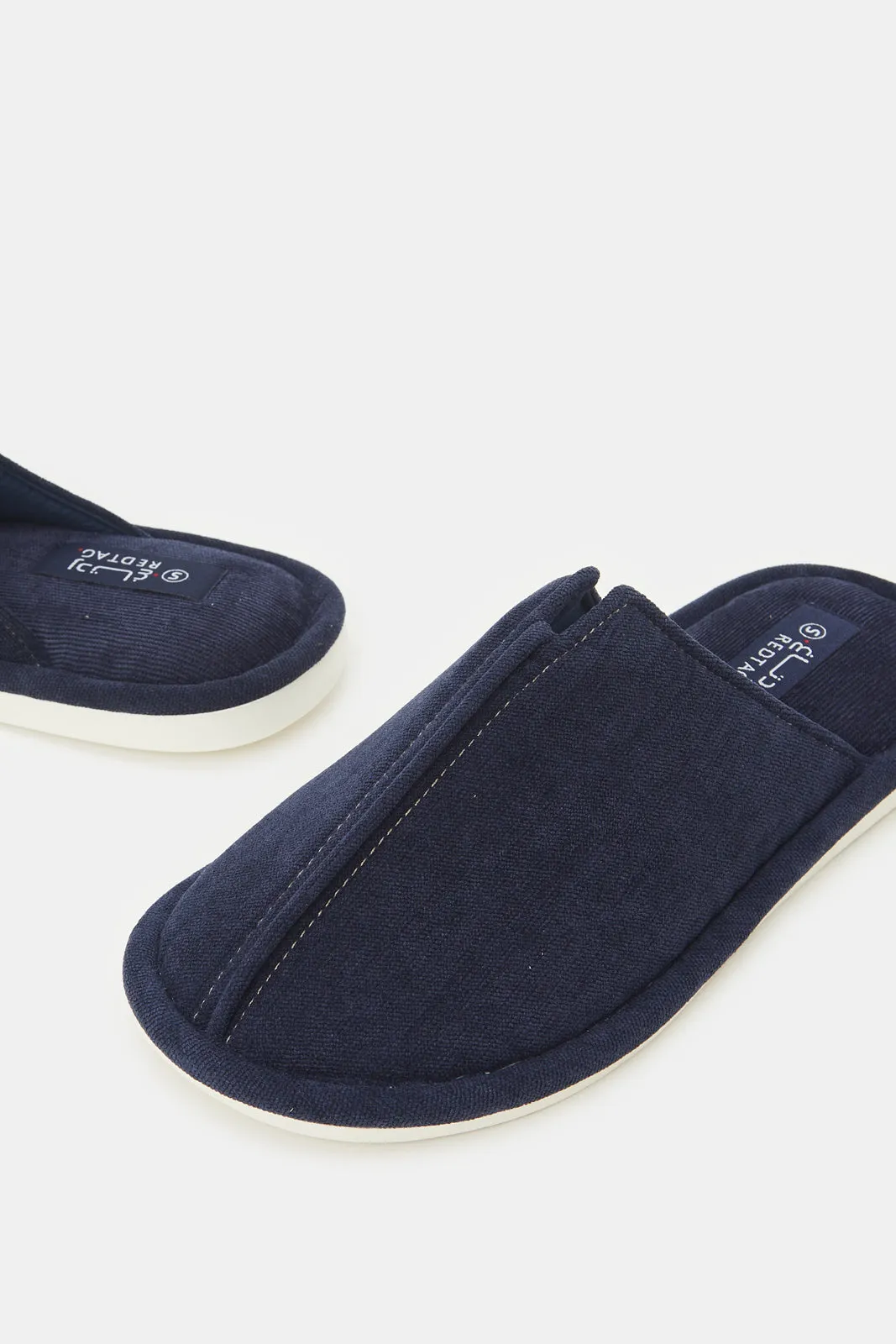 Men Navy Mule Slipper