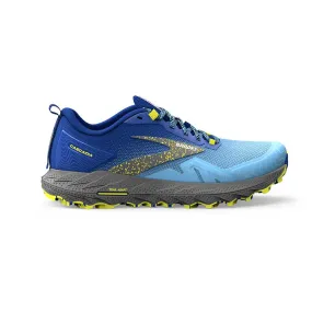 Men's Cascadia 17 Trail Running Shoe - Blue/Surf the Web/Sulphur - Regular (D)