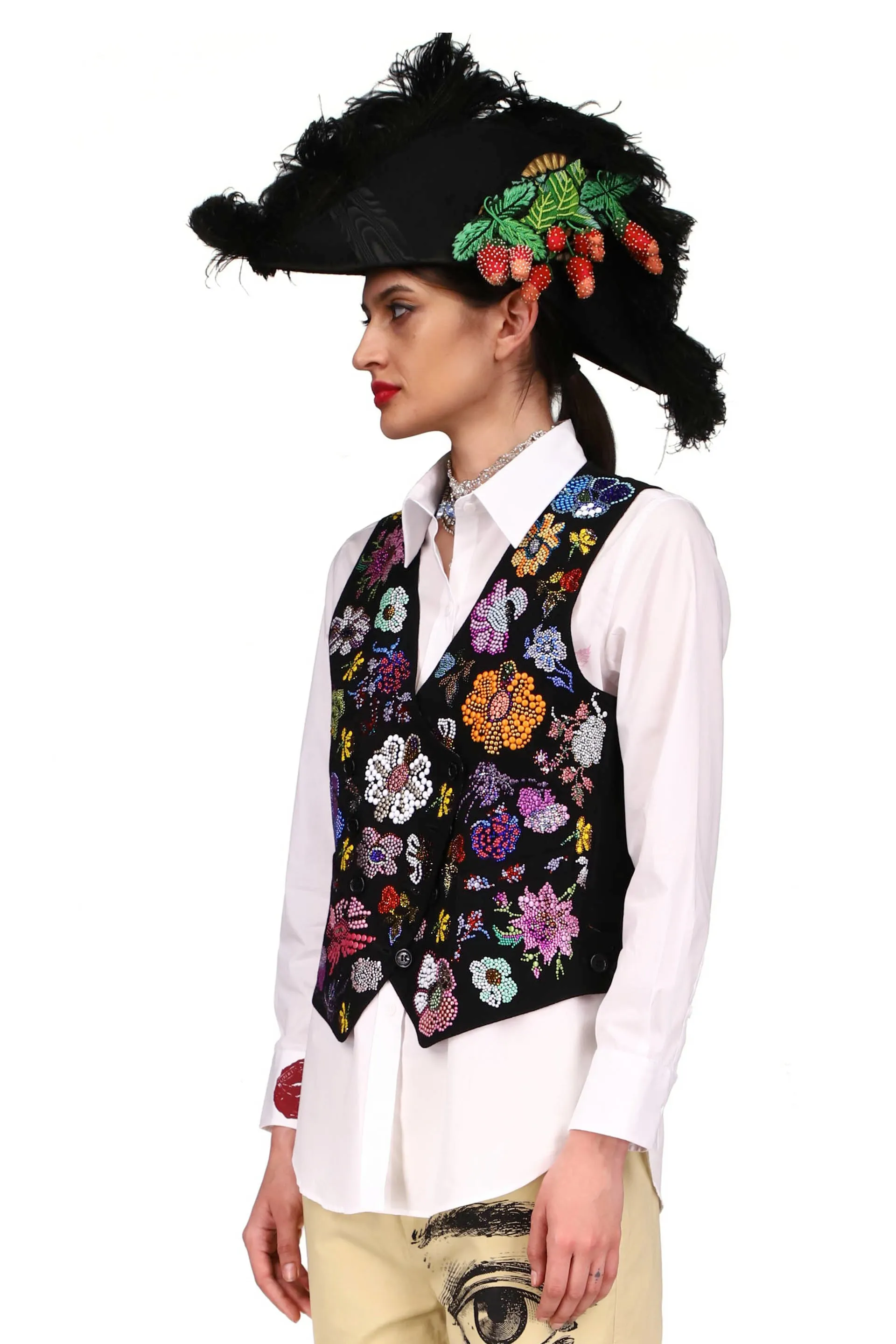 'MILLE FLEUR' WAISTCOAT