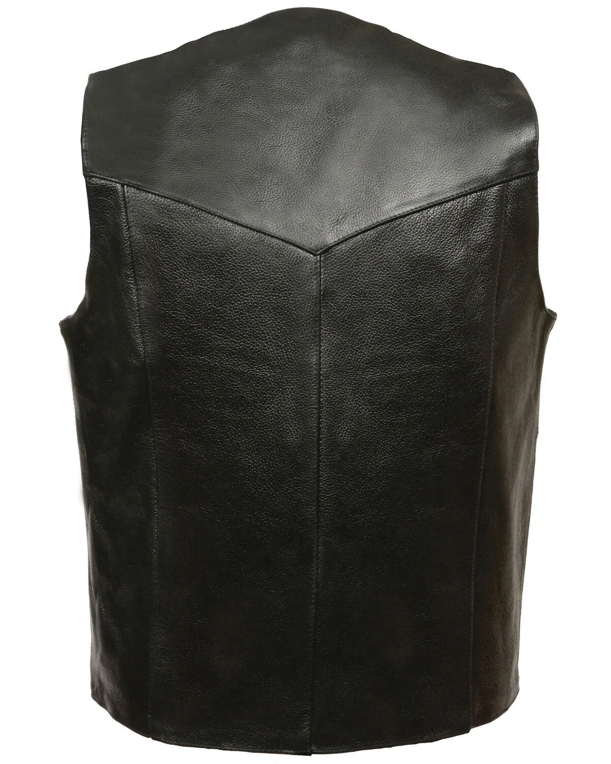 Milwaukee Leather Men's 4X Classic Snap Front Biker Vest