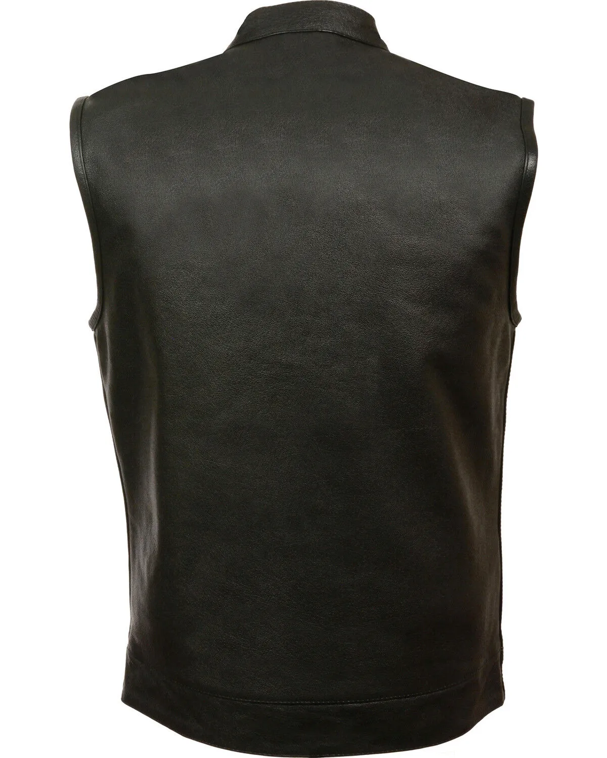 Milwaukee Leather Men's Open Neck Club Style Vest - 4X