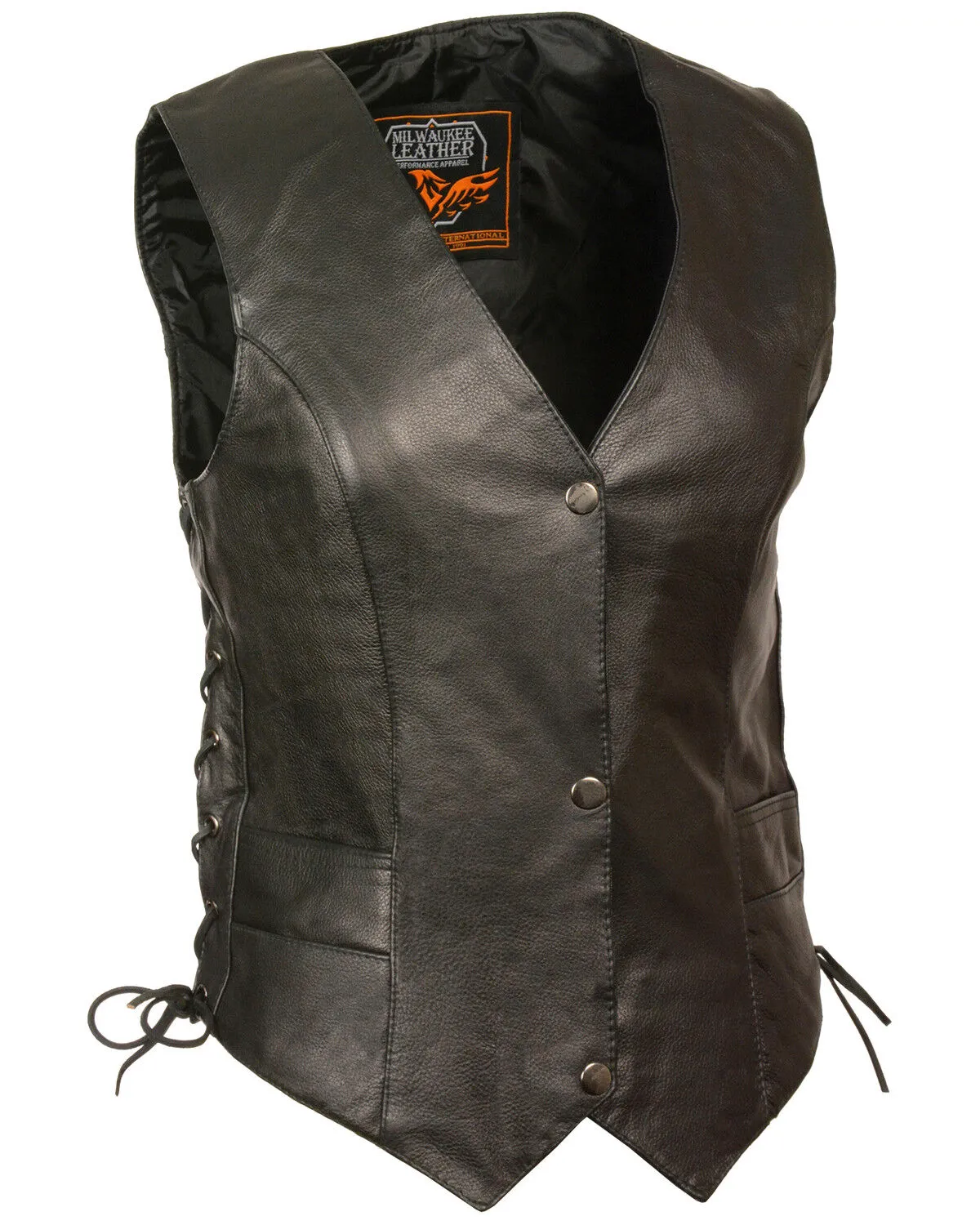 Milwaukee Leather Women's Classic Side Lace Vest - 4X