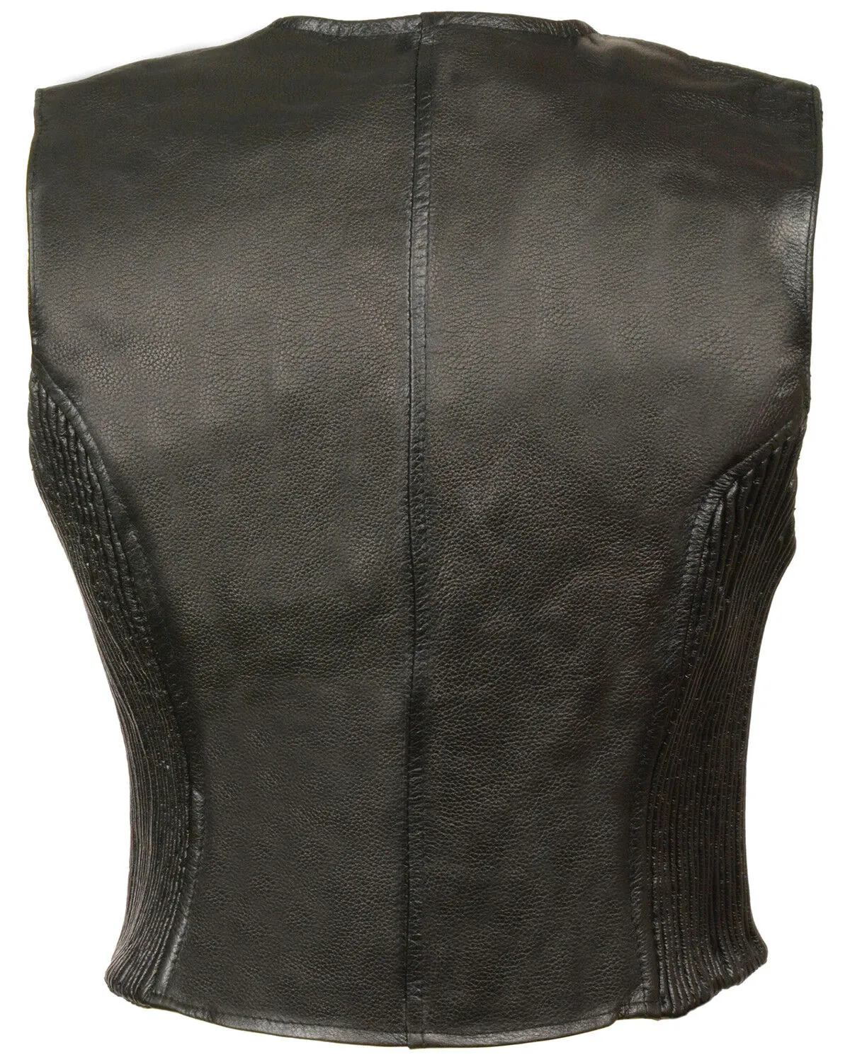 Milwaukee Leather Women's Zipper Front Side Stretch Vest