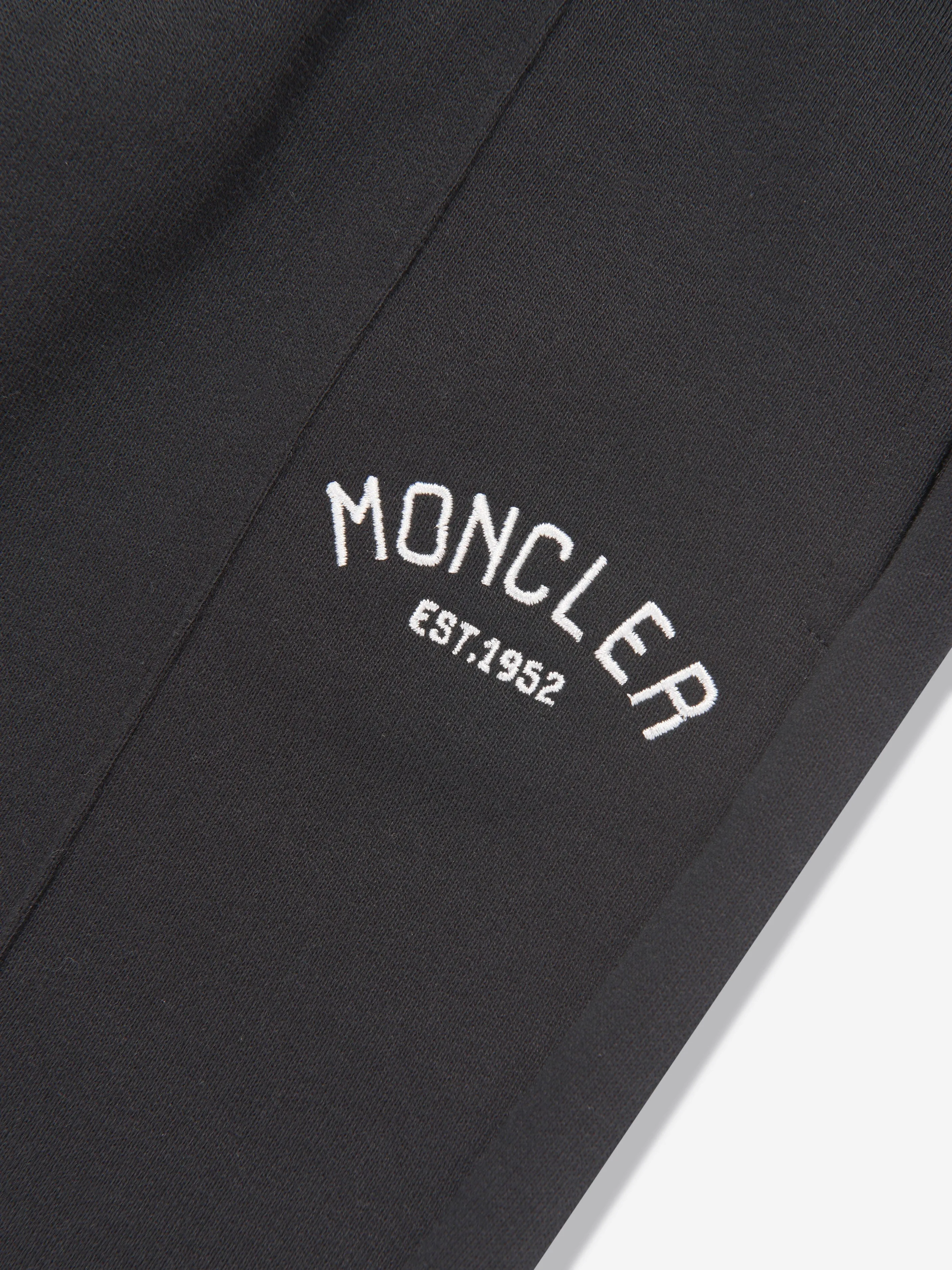 Moncler Enfant Boys Logo Joggers in Black