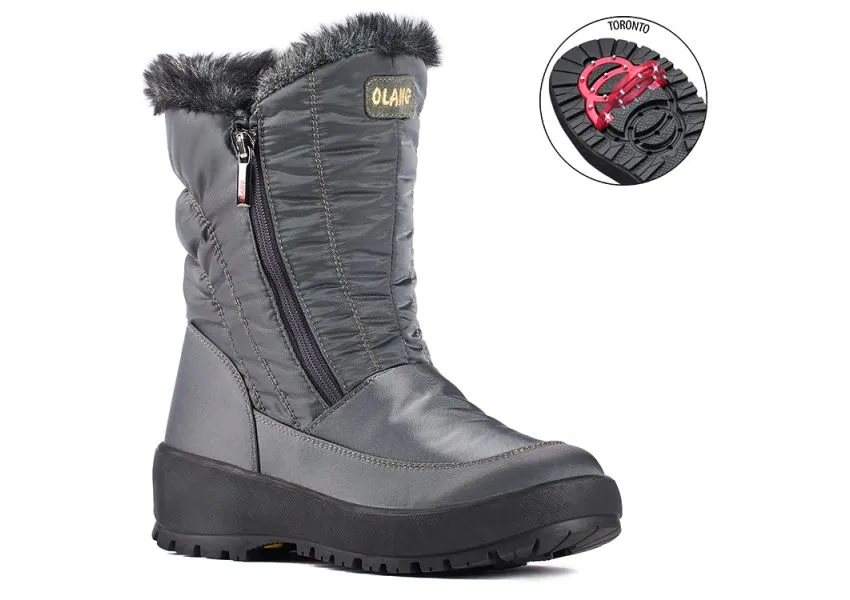 Monica Anthracite Mid-Calf Winter Boot