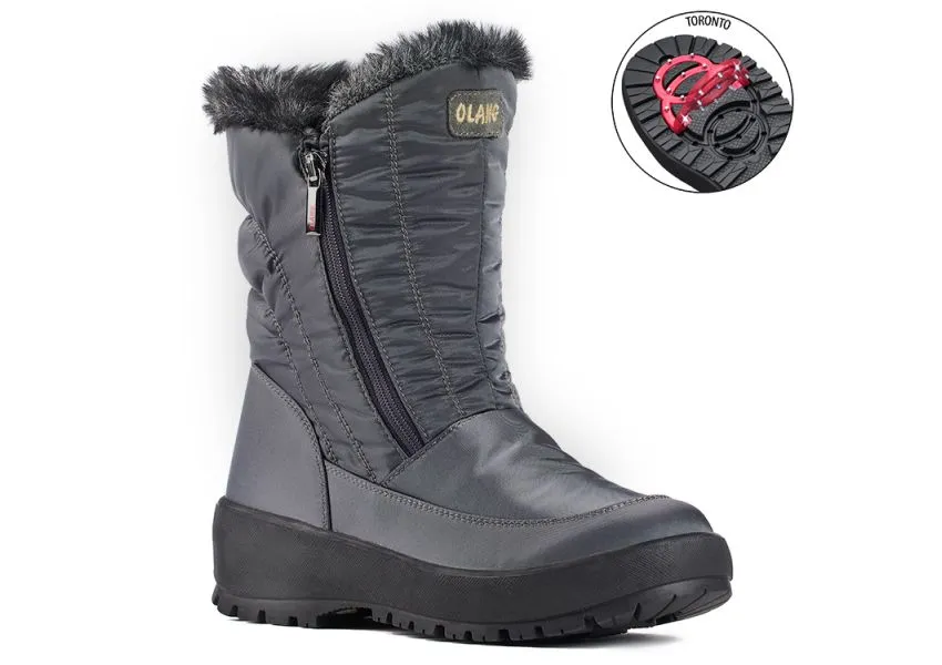 Monica Anthracite Mid-Calf Winter Boot