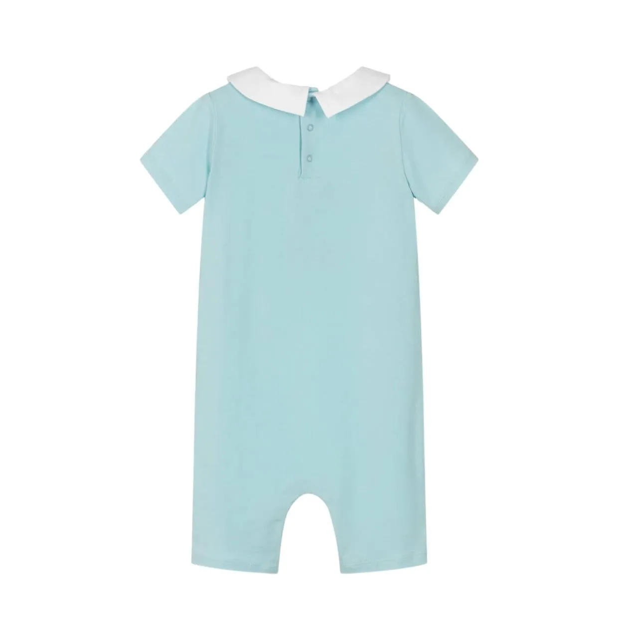 Moschino Baby Teddy Bear Sky Blue Romper