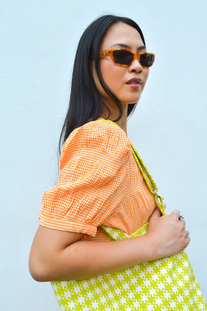 Mossy Shelly Orange Peel Sunglasses