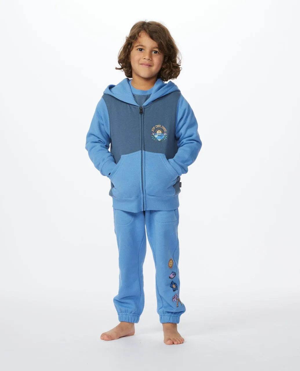 Mystic Waves Zip hooded Fleece Boy