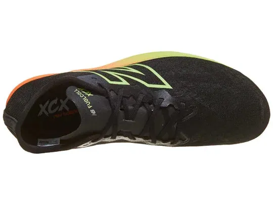 New Balance | Fuel Cell SuperComp XC-X | Unisex | Black/Bleached Lime Glo