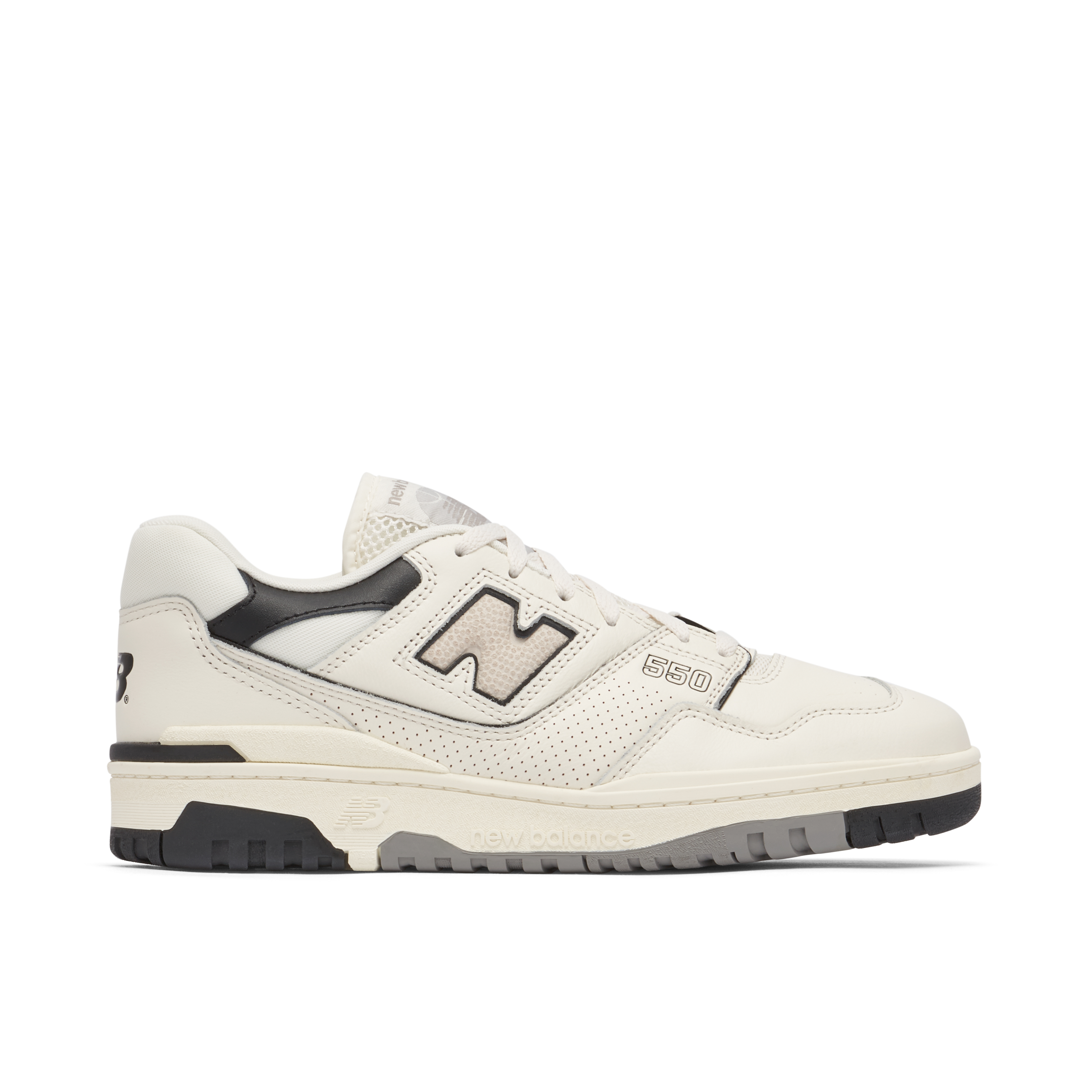 New Balance 550 Cream Black | BB550LWT | Laced