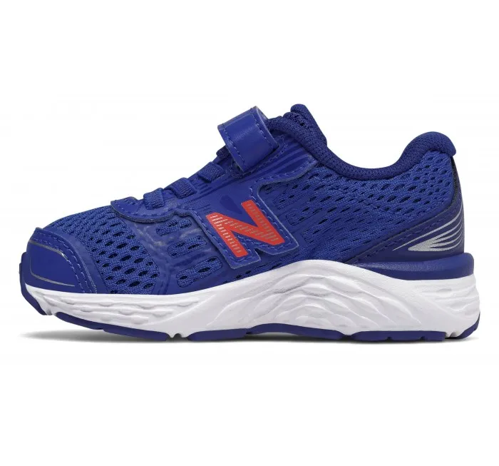 New Balance Infant 680v5 Hook and Loop Pacific