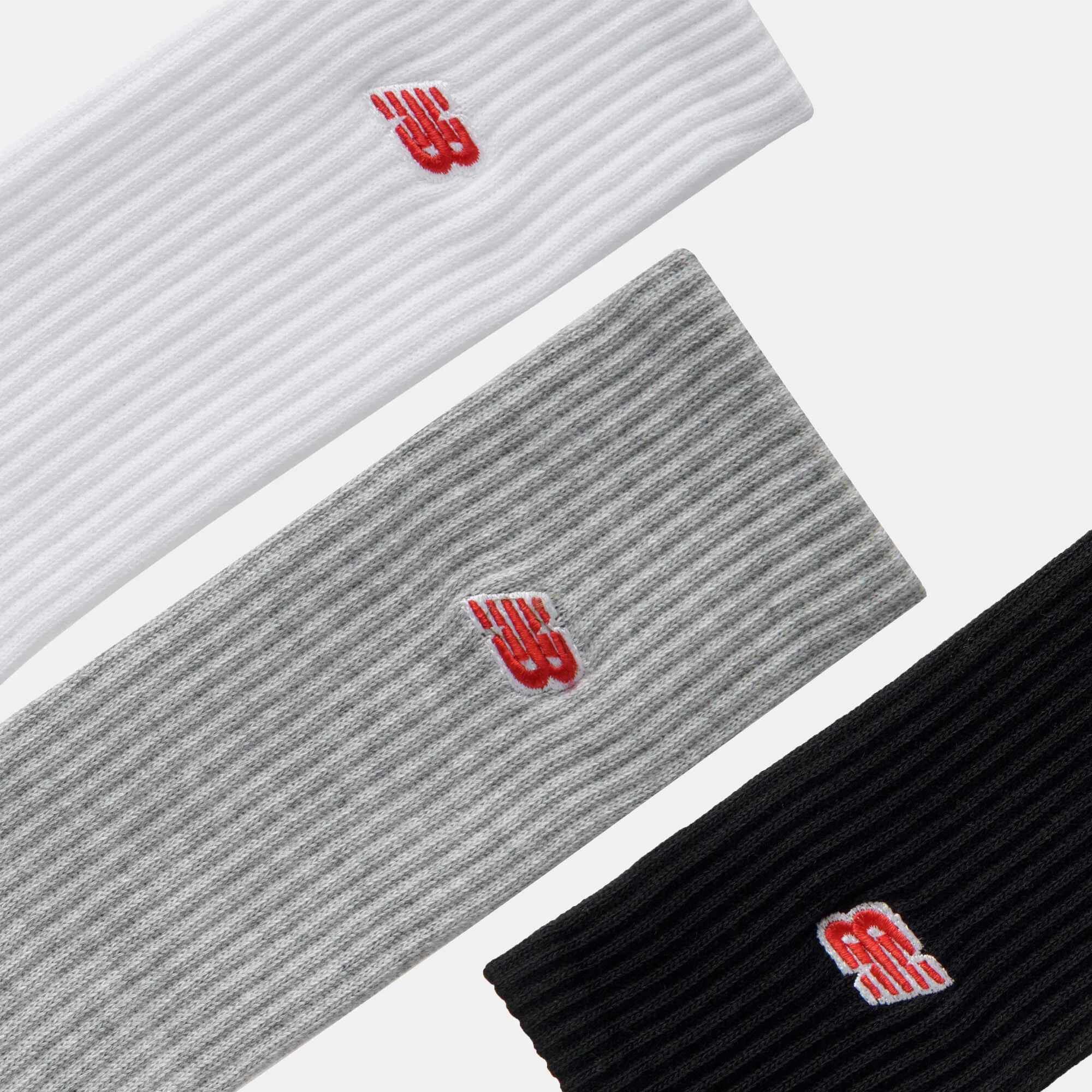 New Balance Patch Logo Crew Socks (3 Pairs)