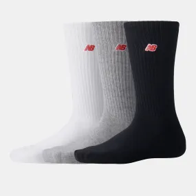 New Balance Patch Logo Crew Socks (3 Pairs)