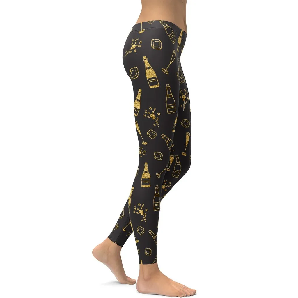 New Year Celebration Leggings