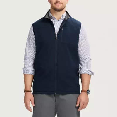 new!IZOD Mens Fleece Big and Tall Lightweight Vest Jacket