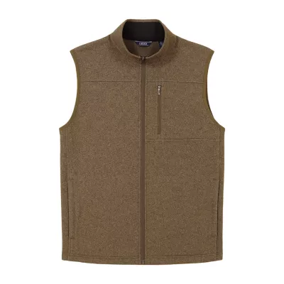 new!IZOD Mini Stripe Mens Fleece Vest