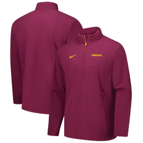 Nike Minnesota Golden Gophers Maroon 2024 Sideline Coach Quarter-Zip Hoodie Jacket