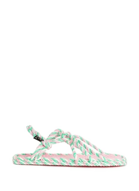 Nomadic state of mind  JC Twisted rope sandals - Multicolour