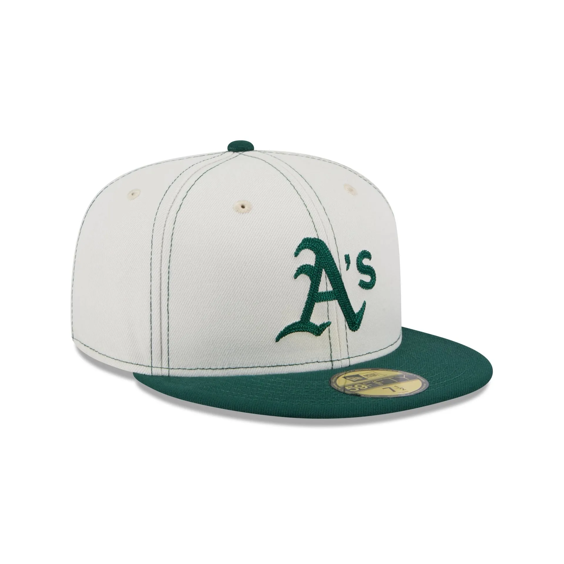 Oakland Athletics Sandy Linen 59FIFTY Fitted Hat