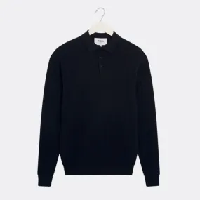 Oban Polo Vertical Knit (Navy)