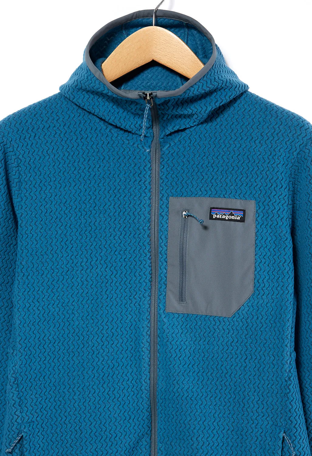 Patagonia R1 Air Men's Full Zip Hoodie - Wavy Blue