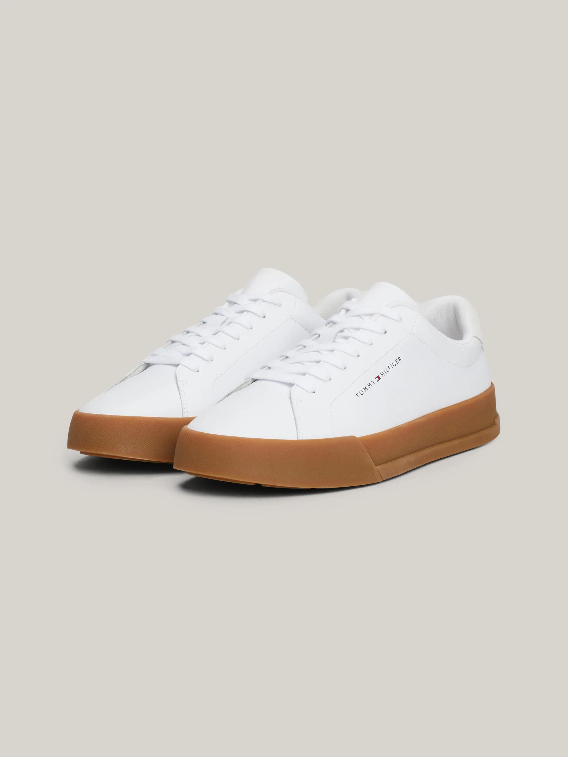 Pebble Grain Logo Court Trainers | Sneakers | Tommy Hilfiger