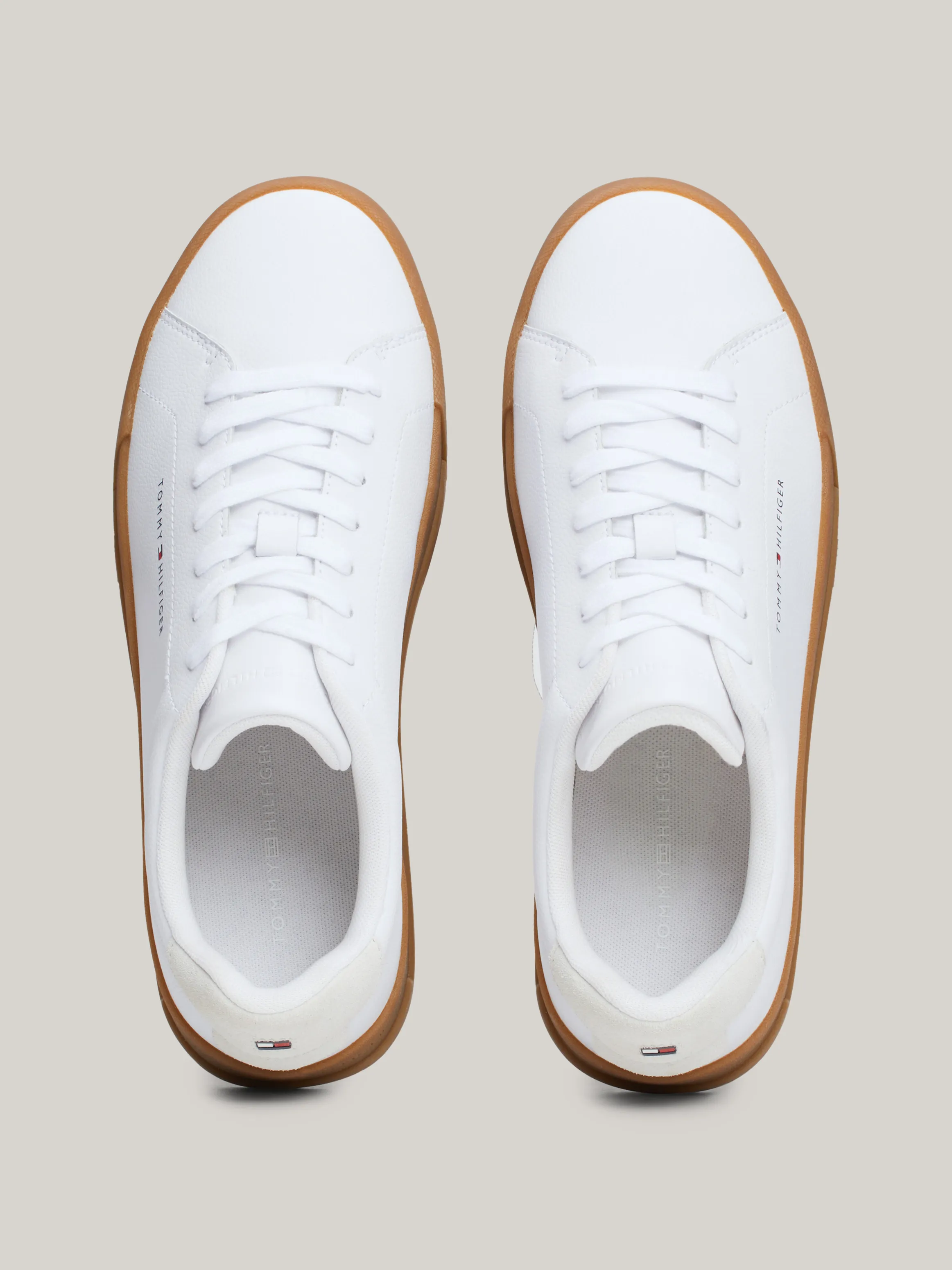 Pebble Grain Logo Court Trainers | Sneakers | Tommy Hilfiger