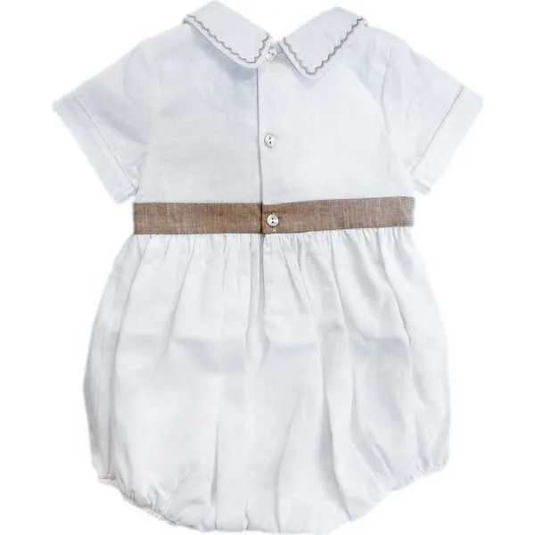 Petite Maison Kids Ashton Linen Romper