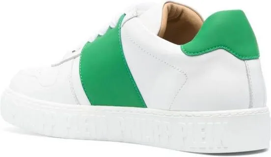 Philipp Plein leather low-top sneakers White