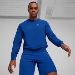 Pivot Men's Basketball Crewneck | Cobalt Glaze | PUMA All Black Everything | PUMA 