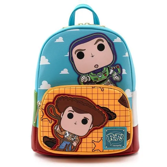 Pop! by Loungefly X Pixar: Toy Story Buzz & Woody Mini Backpack