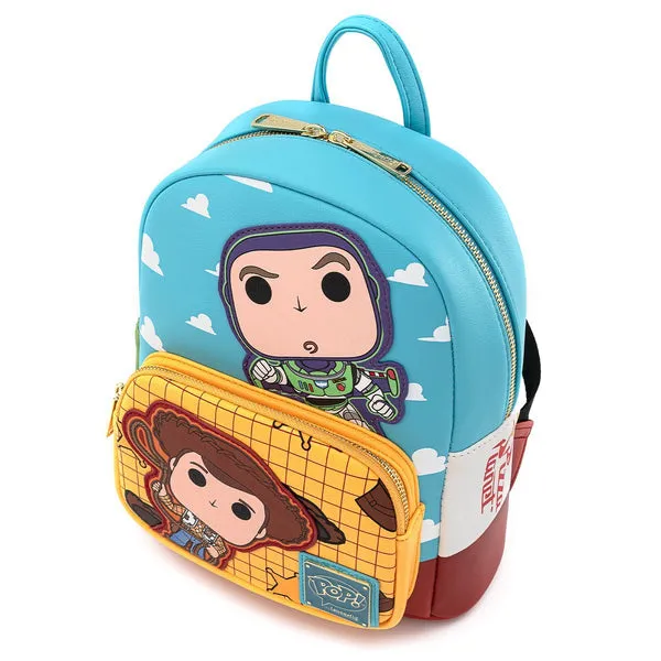 Pop! by Loungefly X Pixar: Toy Story Buzz & Woody Mini Backpack