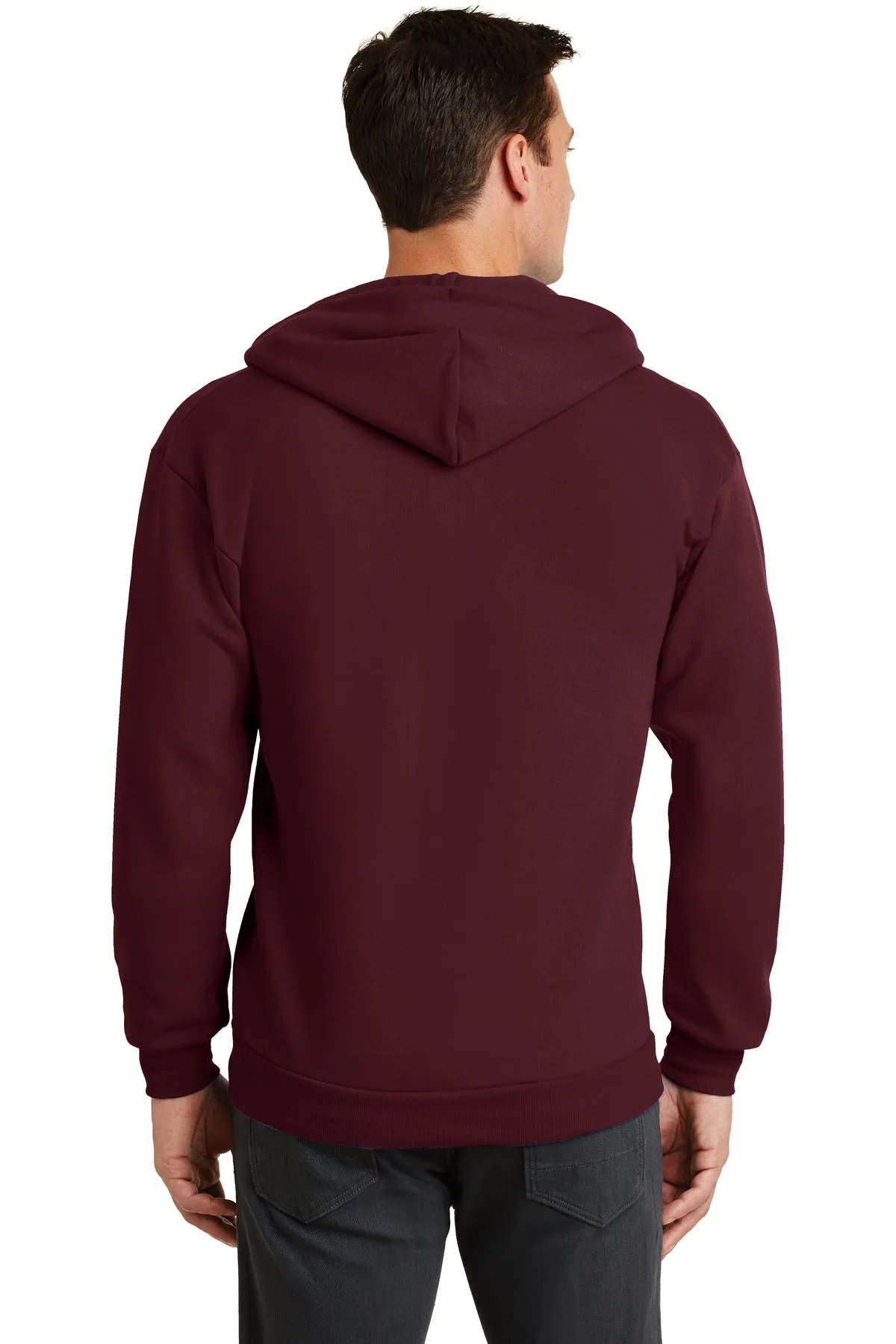 Port & Company - Men's Core Fleece Full-Zip Hooded Sweatshirt 2 of 2