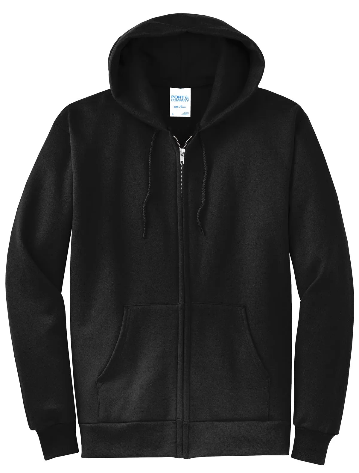 Port & Company - Men's Core Fleece Full-Zip Hooded Sweatshirt 2 of 2