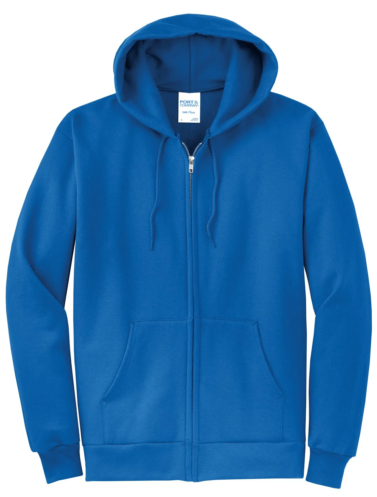 Port & Company - Men's Core Fleece Full-Zip Hooded Sweatshirt 2 of 2