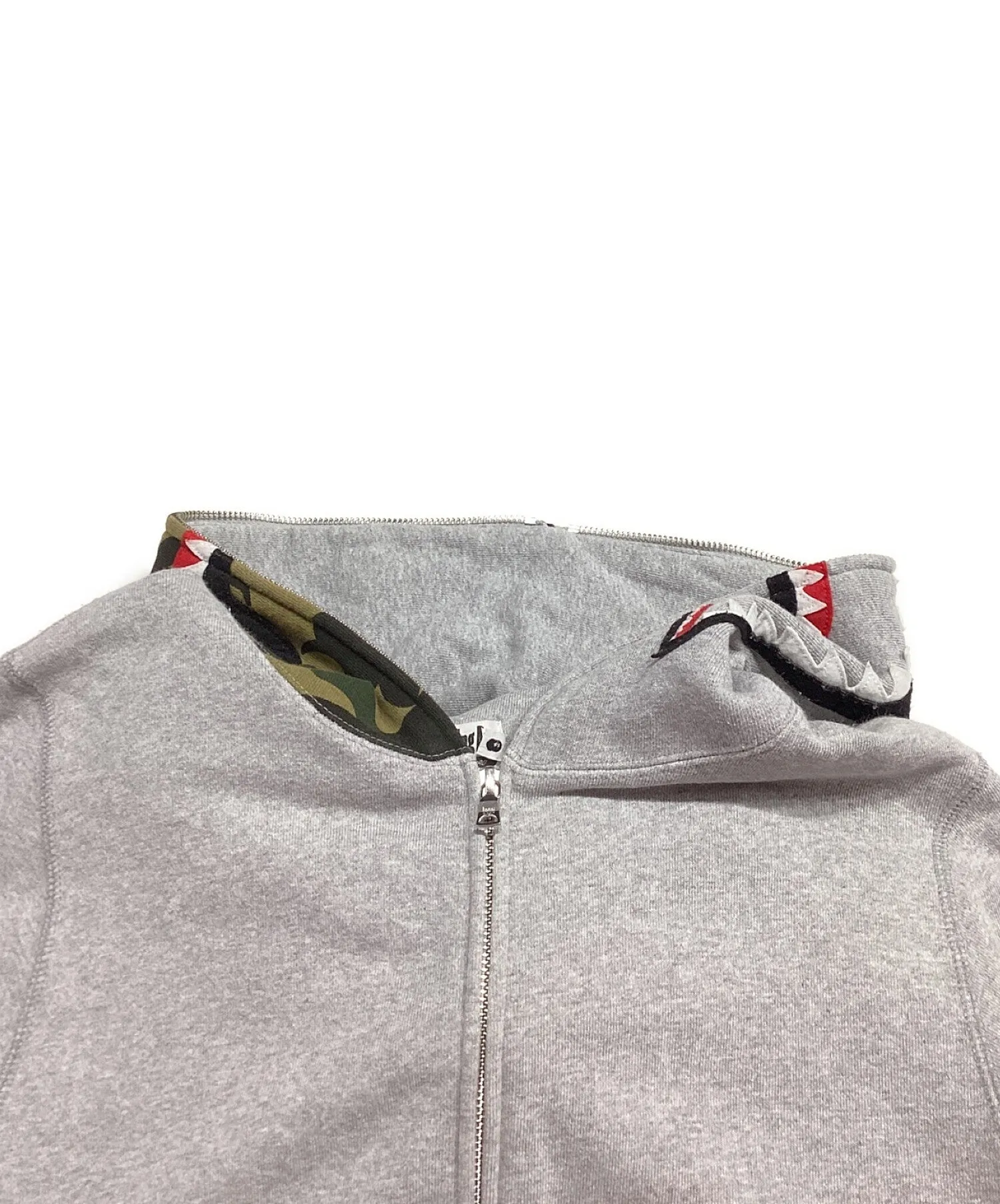 [Pre-owned] A BATHING APE 1st Camo Shark Full Zip Hoodie 001zpa201056x