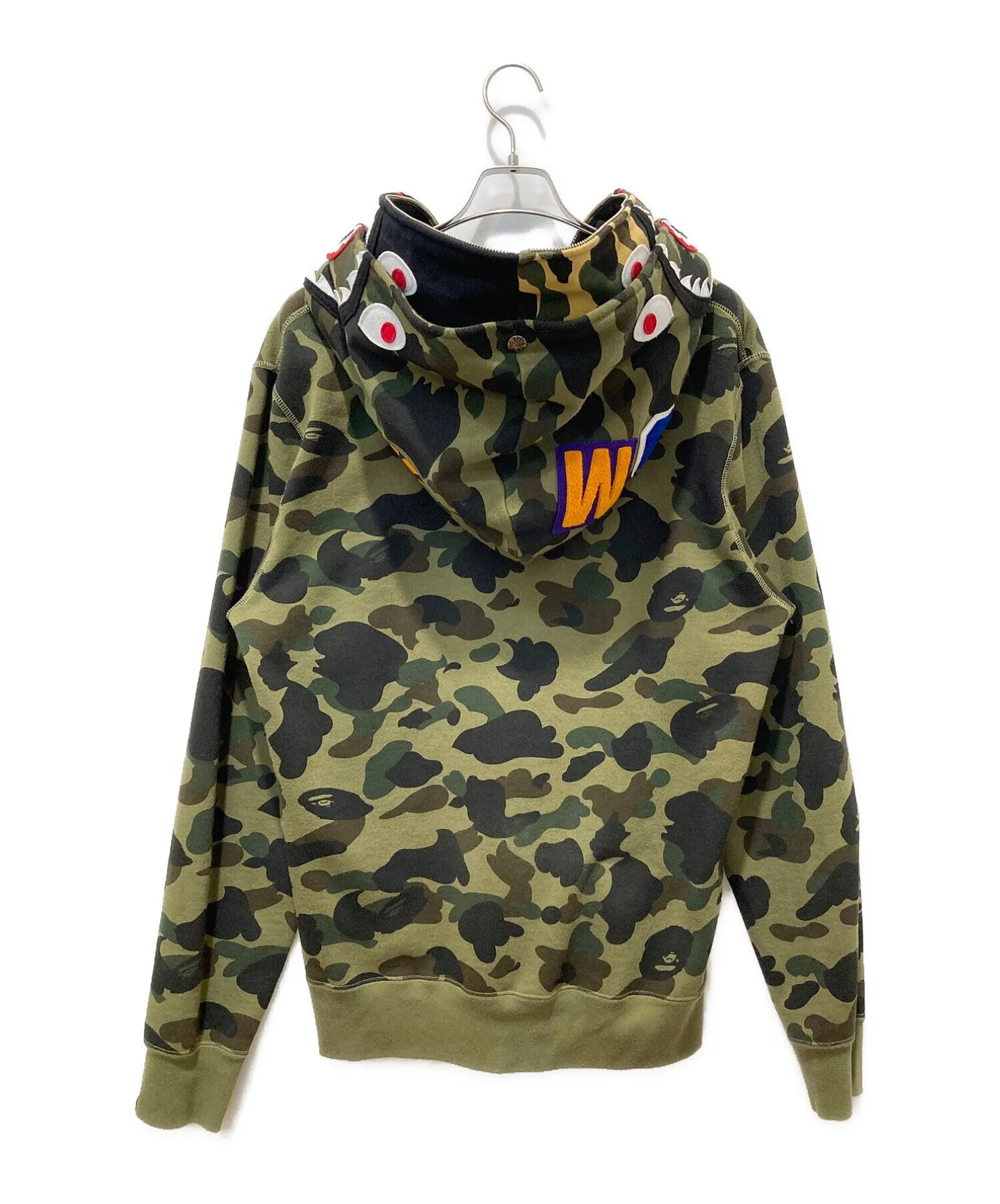 [Pre-owned] A BATHING APE First Camo Shark Full Zip Hoodie 001zph201013x