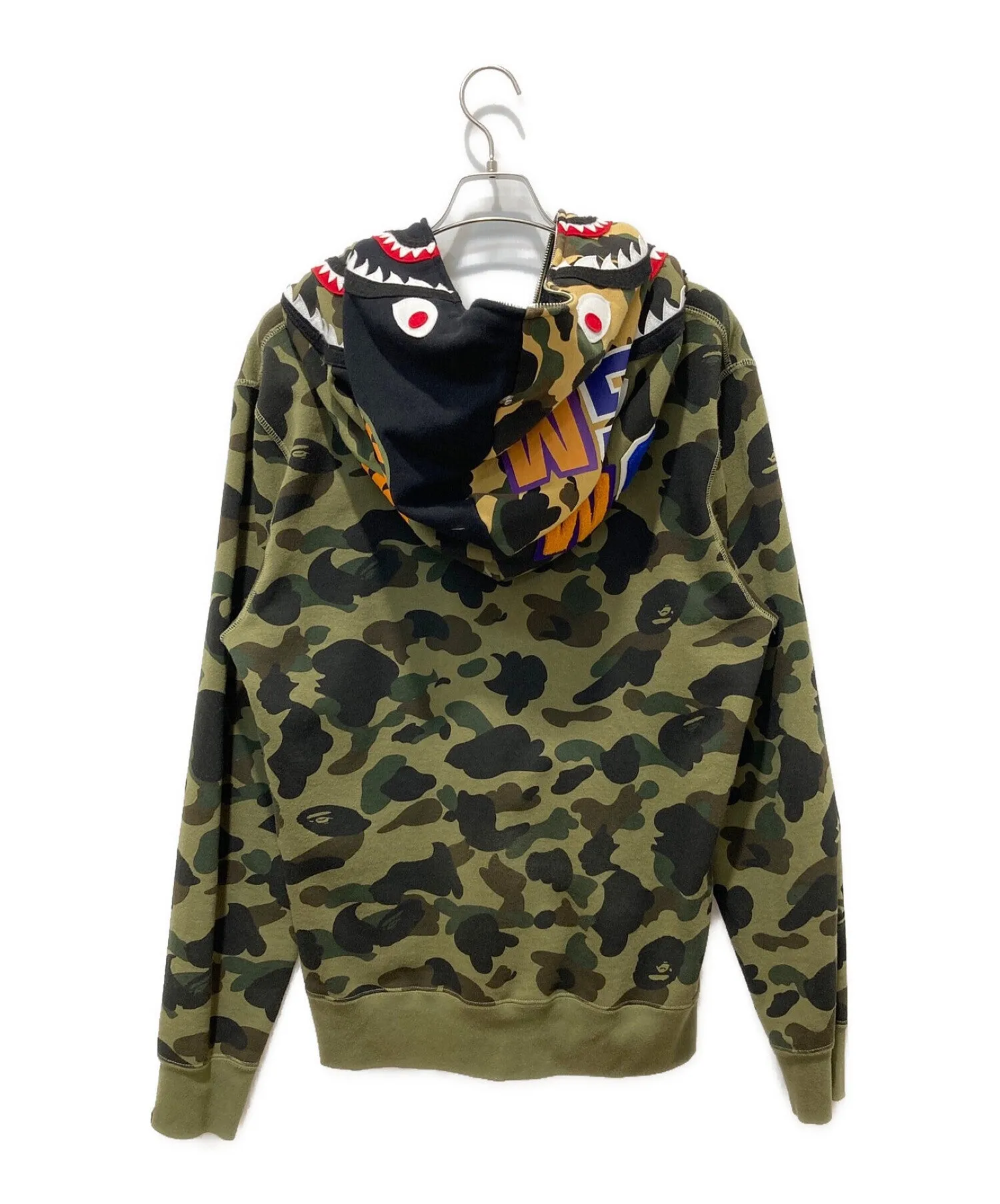 [Pre-owned] A BATHING APE First Camo Shark Full Zip Hoodie 001zph201013x