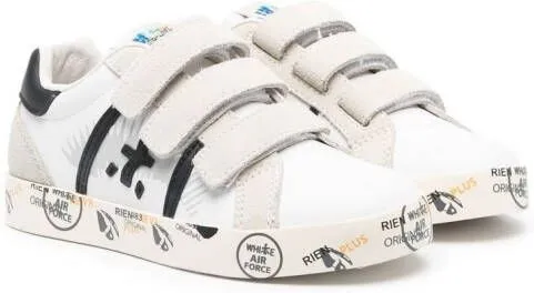 Premiata Kids Andy touch-strap sneakers White