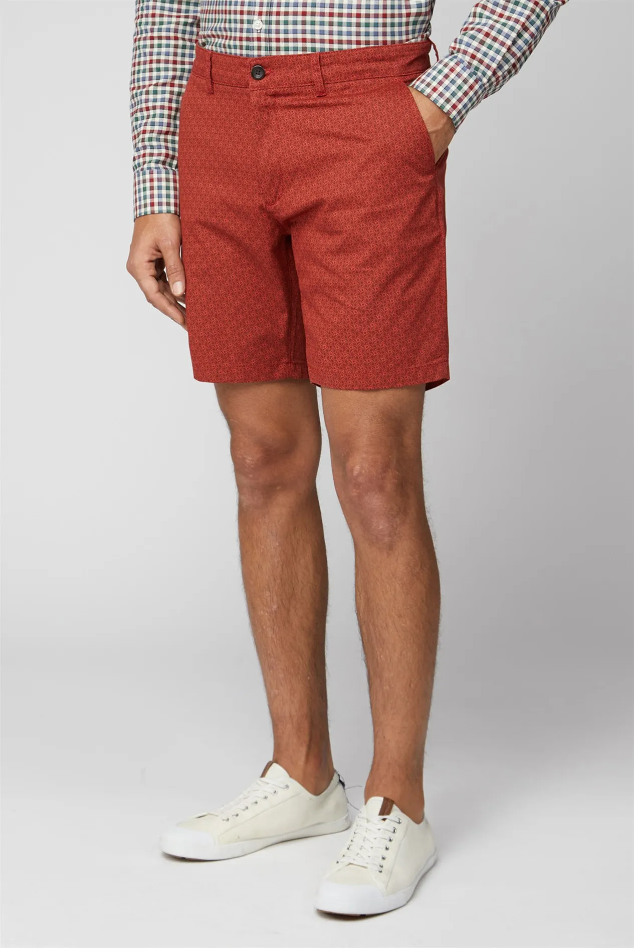 Printed Chino Short