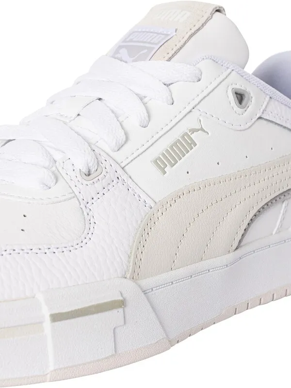 Puma CA Pro Glitch Leather Trainers - White/Harbor Mist