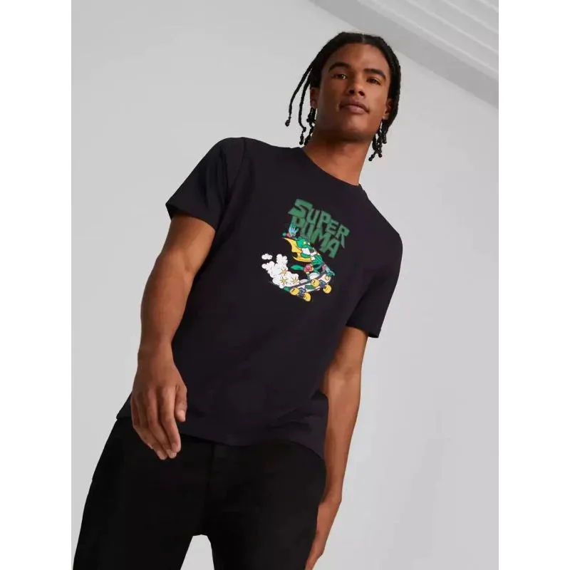 Puma Classics Graphic Men's Tee - Black