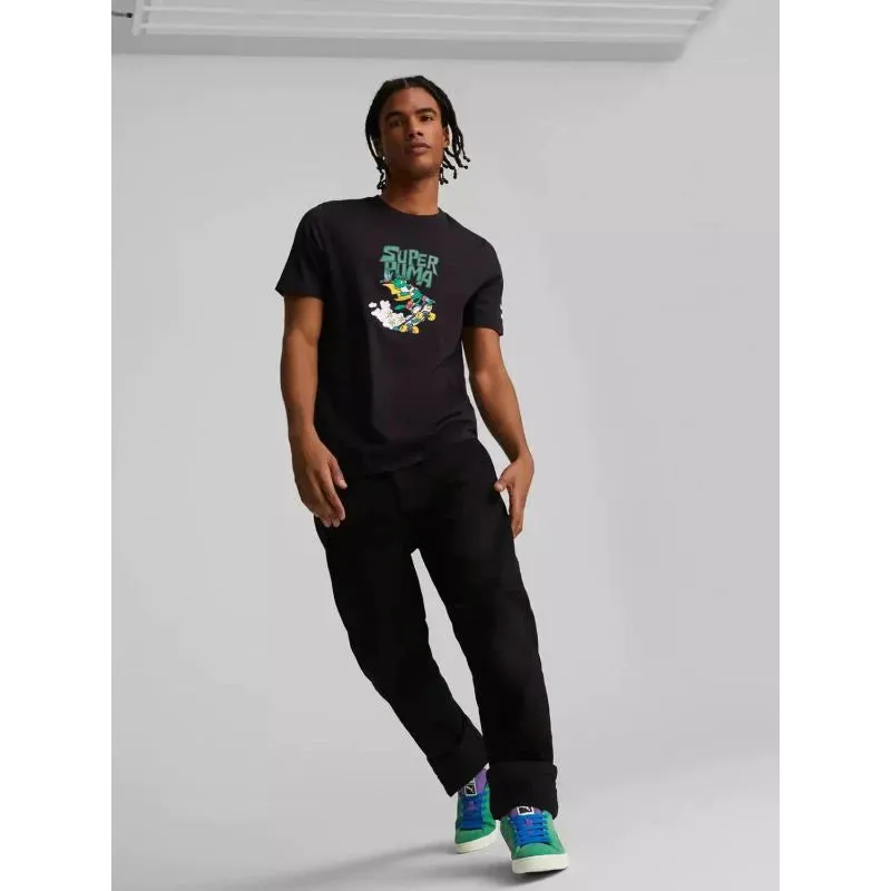 Puma Classics Graphic Men's Tee - Black