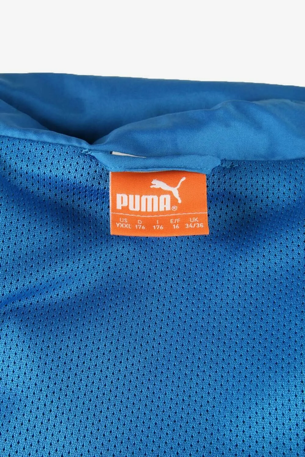 Puma Juventus Track Top Jacket Vintage Full Zip 90s Blue Size 34/36 - Pepper Tree London