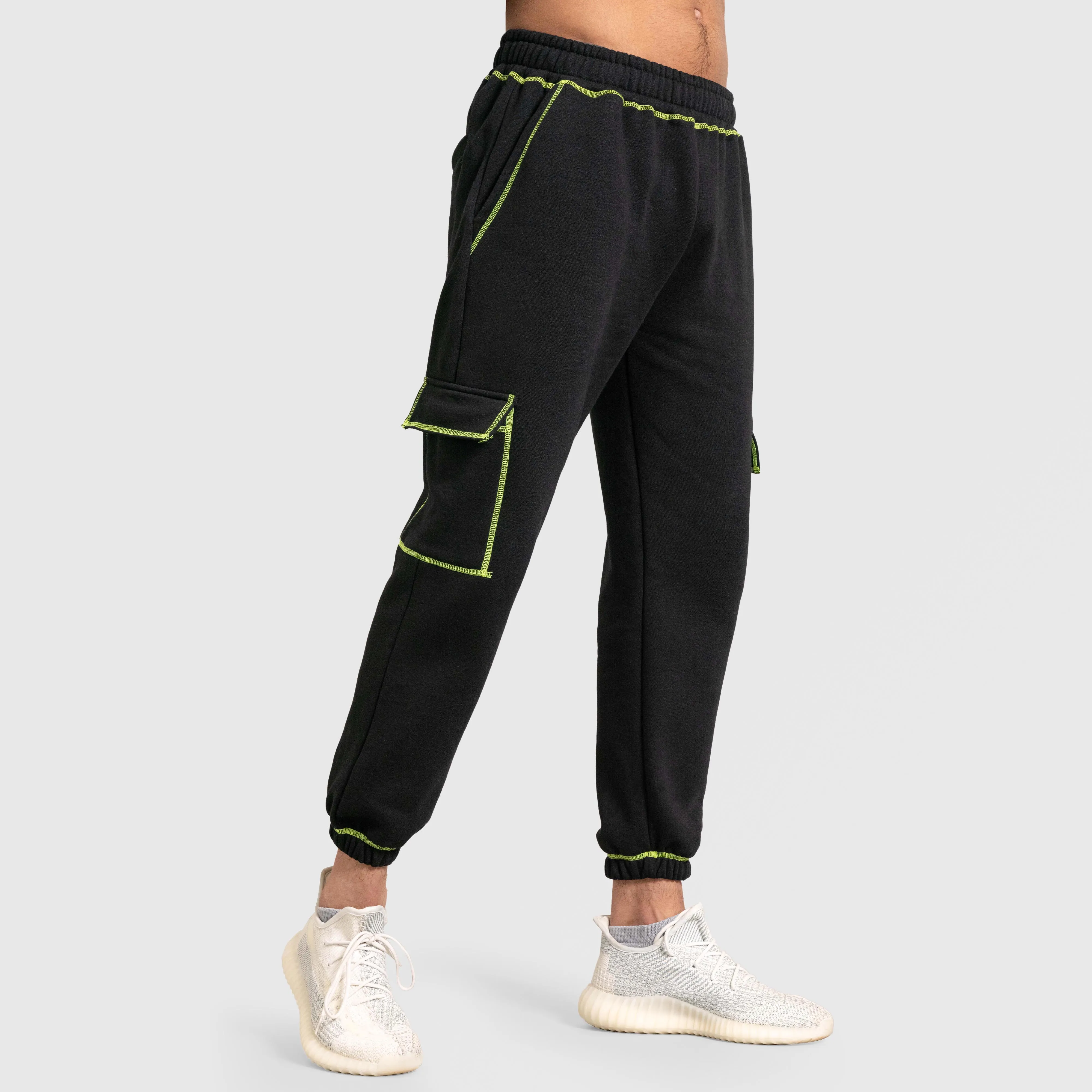 Rew Joggers (Black-Green)