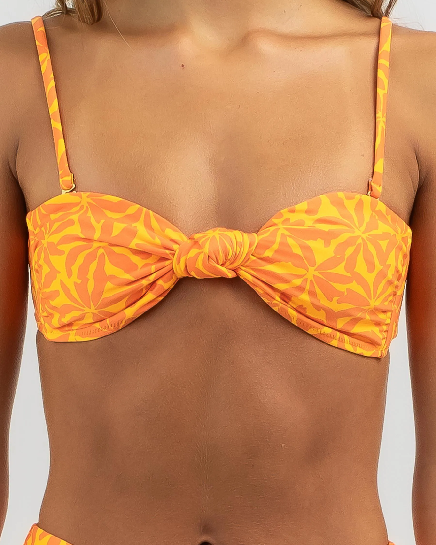 Rhythm Allegra Knot Bandeau Bikini Top