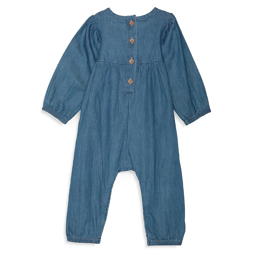 RISE LITTLE EARTHLING Baby Girl's Chambray Romper