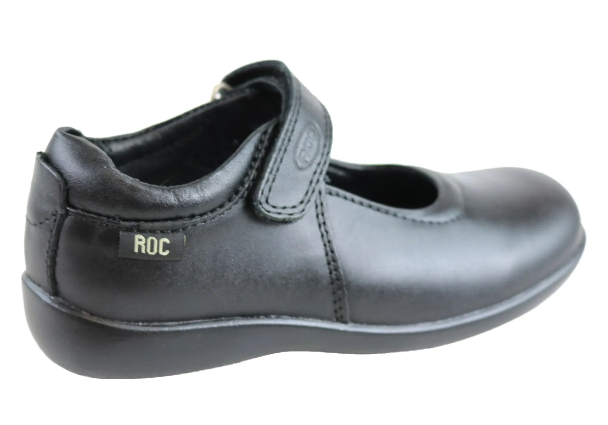 Roc Juliette Junior Girls Comfortable Leather Mary Jane School Shoes